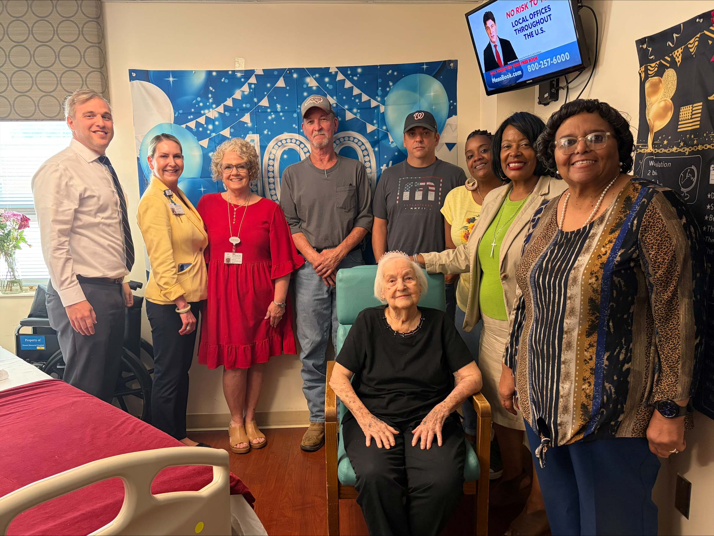 Person Memorial Hospital Resident Celebrates 100th Birthday