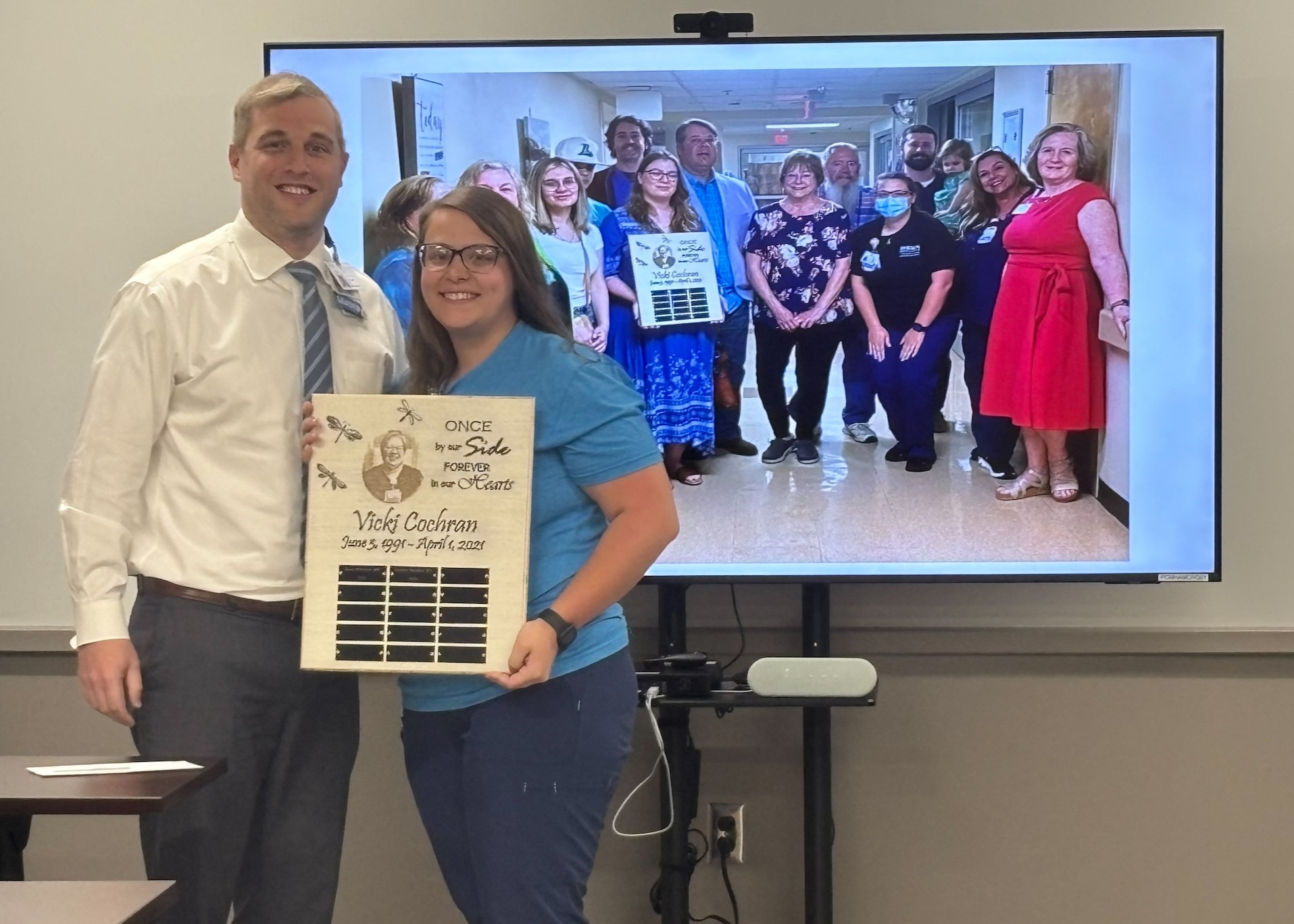 Person Memorial Hospital Honors Jasmine Sanders with Vicky Cochran Award